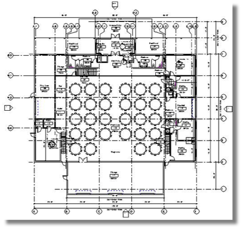 Deer Ridge Event Barn - proposed Main Level plan